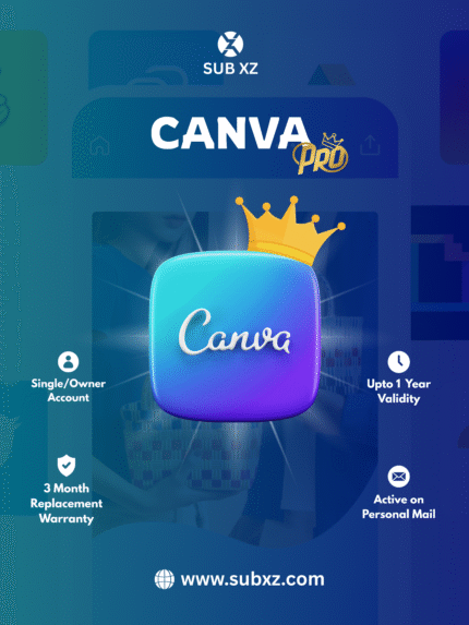 Canva Pro 1-3 Year Subscription – Personal & Owner Packages (Invite Up to 500 Users)