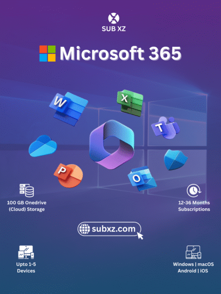 Microsoft 365 Subscription – Up to 5 Devices